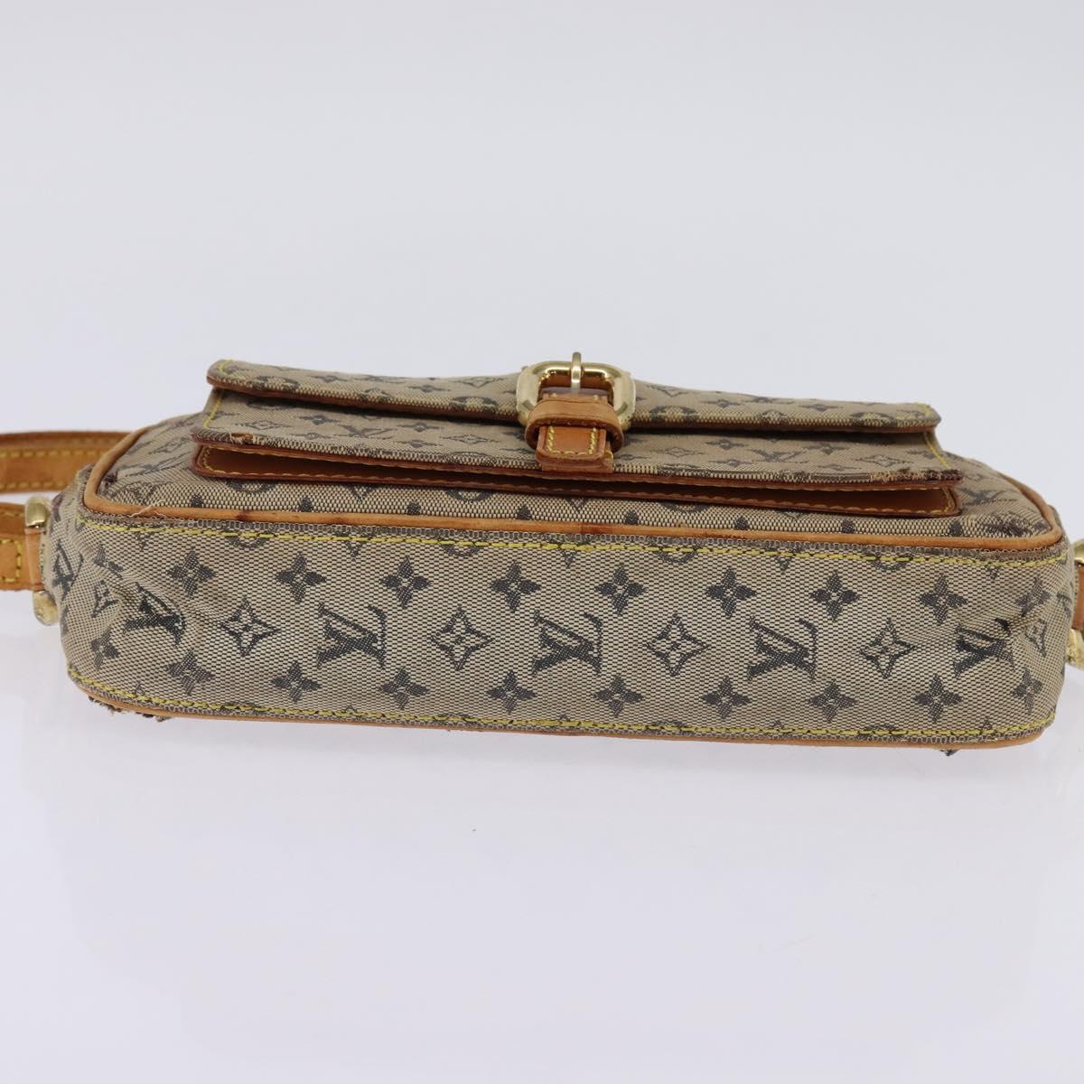 LOUIS VUITTON Monogram Mini Juliet MM Shoulder Bag Blue M92004 LV Auth hk3047