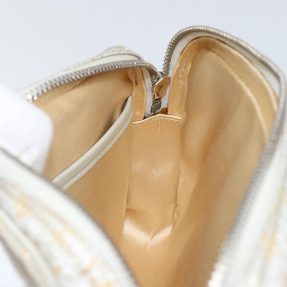 LOUIS VUITTON Monogram Shine McKenna Shoulder Bag Gold M92363 LV Auth hk3048