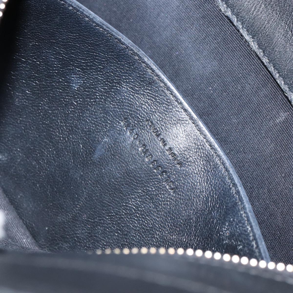 SAINT LAURENT Eastside Hand Bag Leather 2way Black Gold Auth hk3061