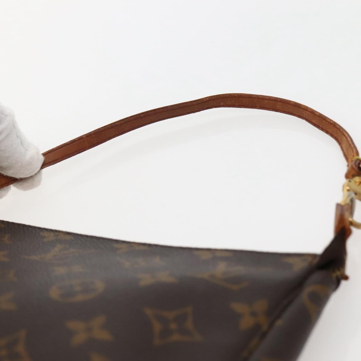 LOUIS VUITTON Monogram Pochette Accessoires Pouch M51980 LV Auth hk3070
