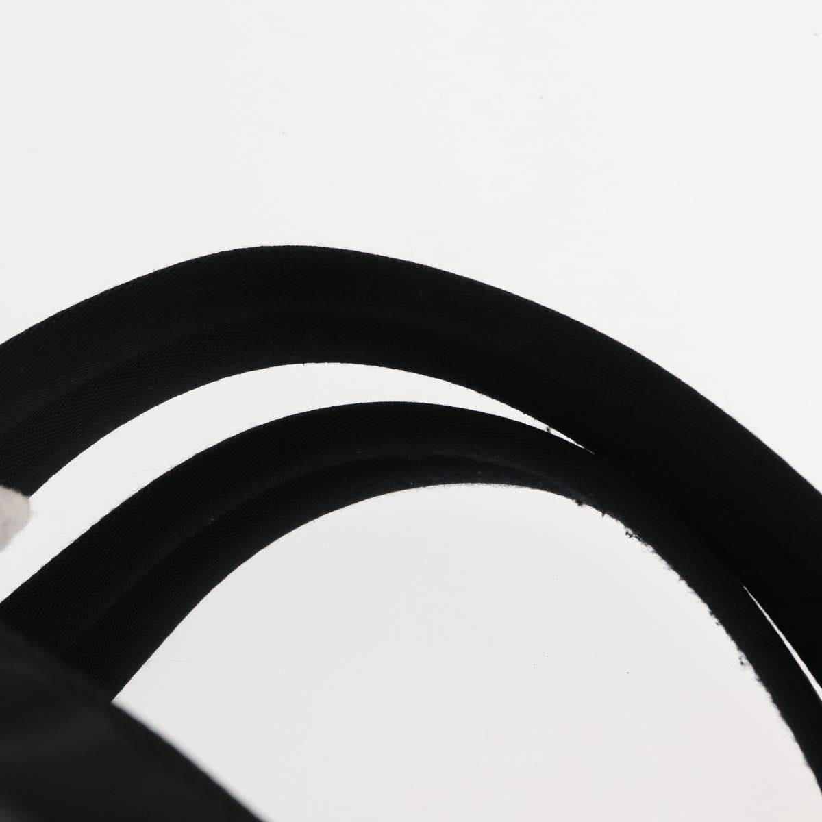 FENDI Zucca Canvas Backpack Black Silver Auth hk3119