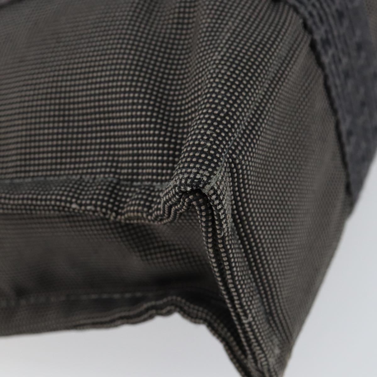 HERMES Her Line PM Tote Bag Canvas Gray Auth hk3125