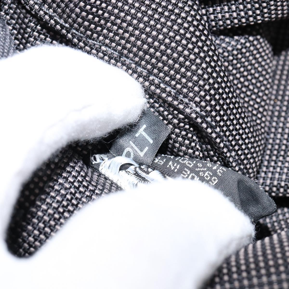 HERMES Her Line PM Tote Bag Canvas Gray Auth hk3125