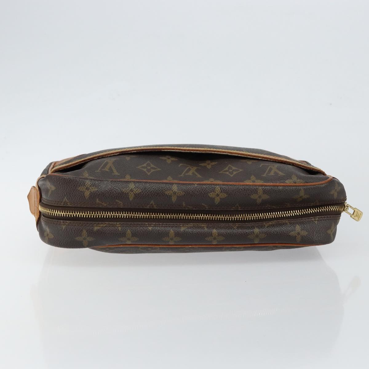 LOUIS VUITTON Monogram Compiegne 28 Clutch Bag M51845 LV Auth hk3130