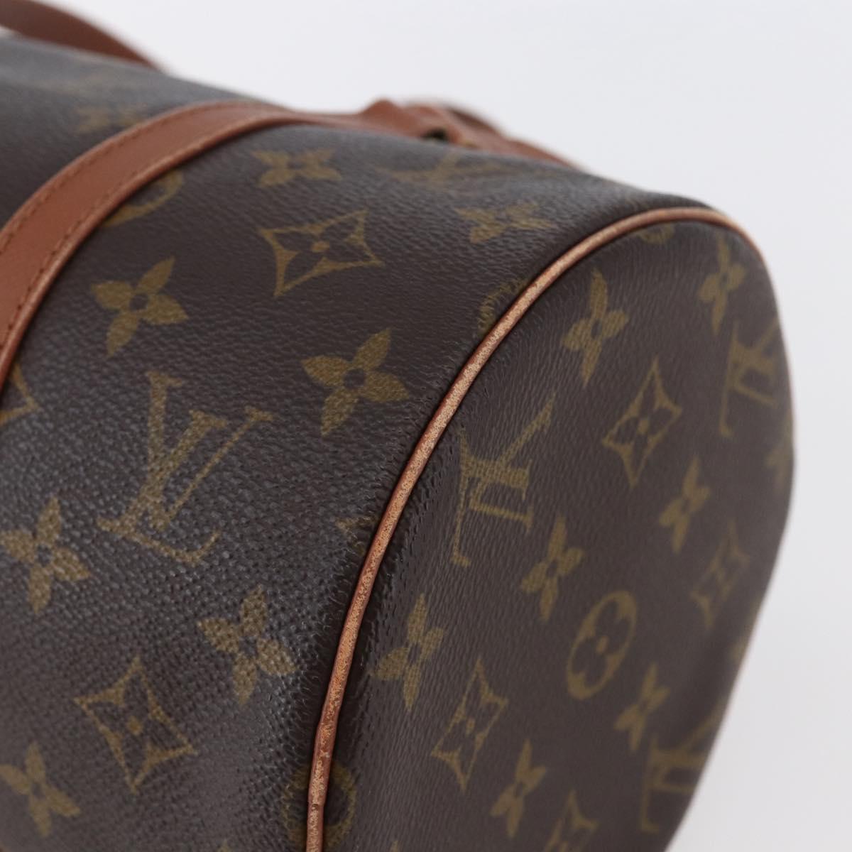 LOUIS VUITTON Monogram Papillon 30 Hand Bag M51385 LV Auth hk3132
