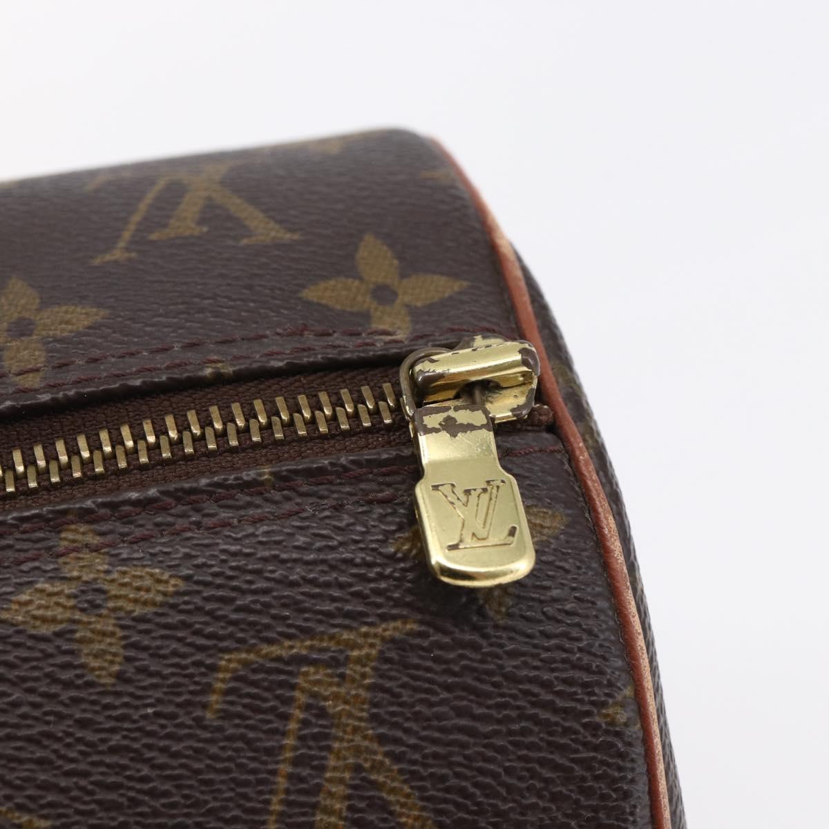 LOUIS VUITTON Monogram Papillon 30 Hand Bag M51385 LV Auth hk3132