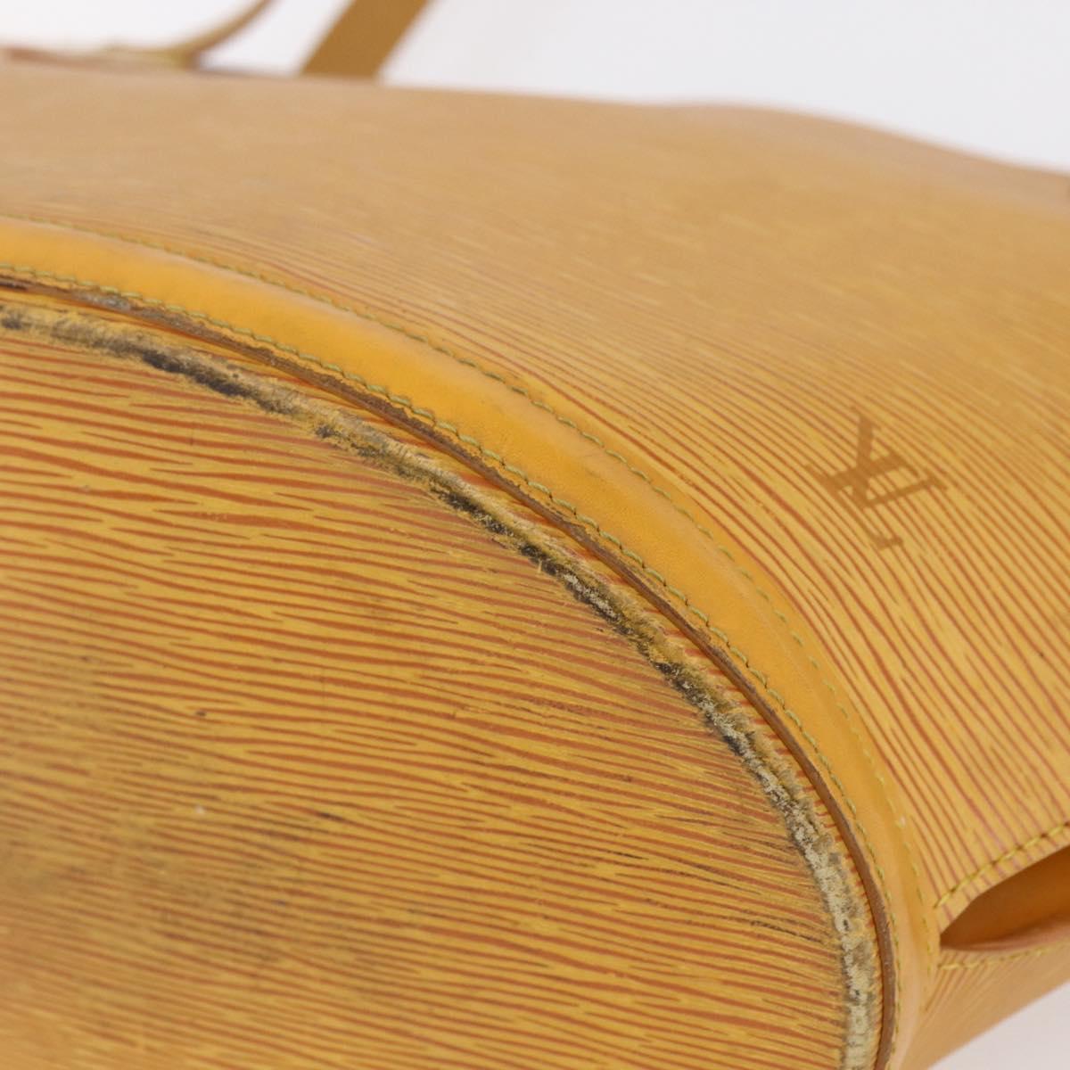 LOUIS VUITTON Epi Saint Jacques Shopping Shoulder Bag Yellow M52269 Auth hk3135