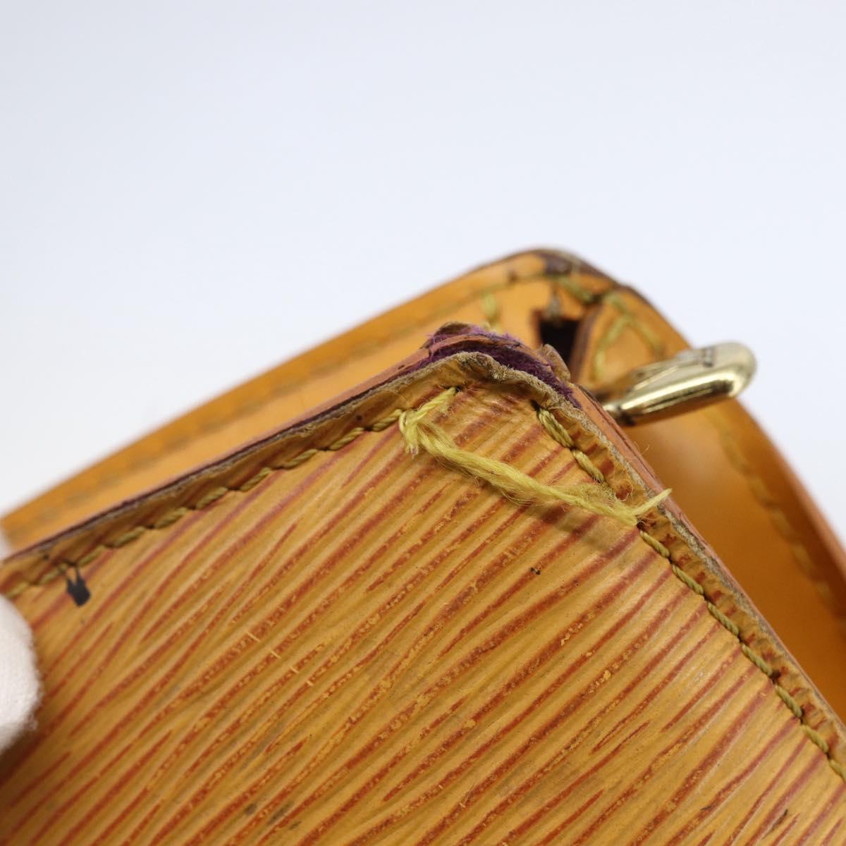 LOUIS VUITTON Epi Saint Jacques Shopping Shoulder Bag Yellow M52269 Auth hk3135