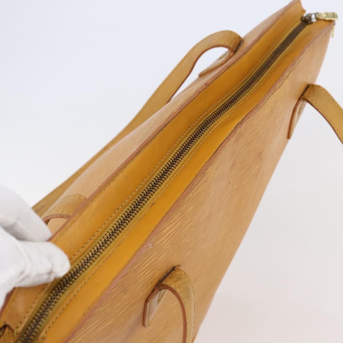 LOUIS VUITTON Epi Saint Jacques Shopping Shoulder Bag Yellow M52269 Auth hk3135