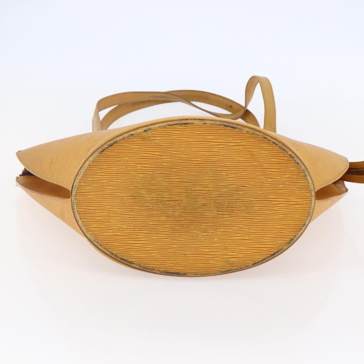 LOUIS VUITTON Epi Saint Jacques Shopping Shoulder Bag Yellow M52269 Auth hk3135