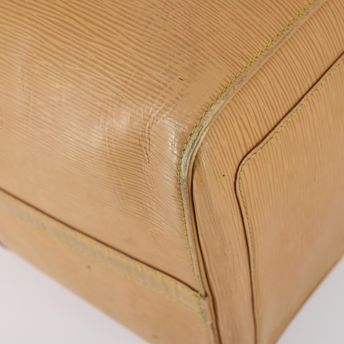 LOUIS VUITTON Epi Keepall 50 Boston Bag Beige M42941 LV Auth hk3136