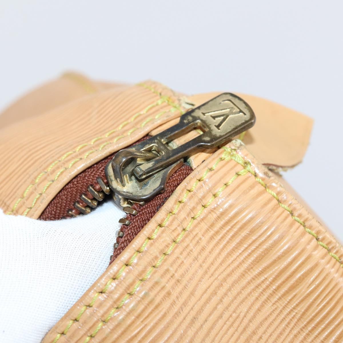 LOUIS VUITTON Epi Keepall 50 Boston Bag Beige M42941 LV Auth hk3136