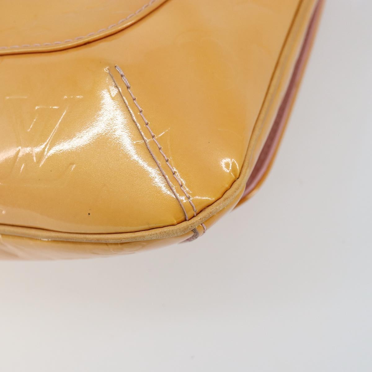 LOUIS VUITTON Monogram Vernis Thompson Street Bag Pink M91070 LV Auth hk3137