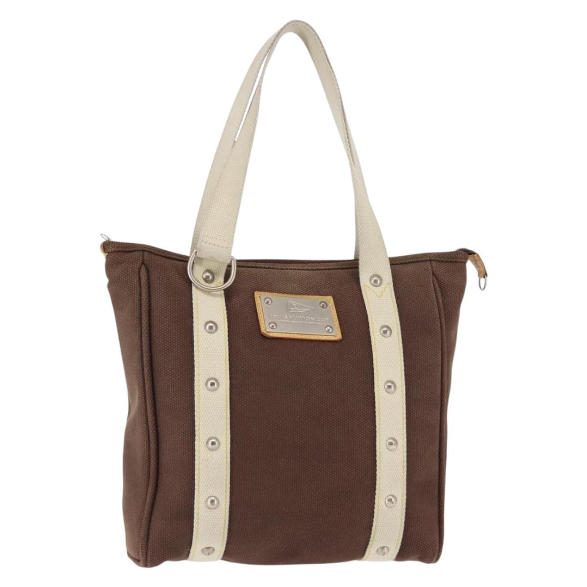 LOUIS VUITTON LV cup Cabas MM Antigua Tote Bag Brown M80663 LV Auth hk3144