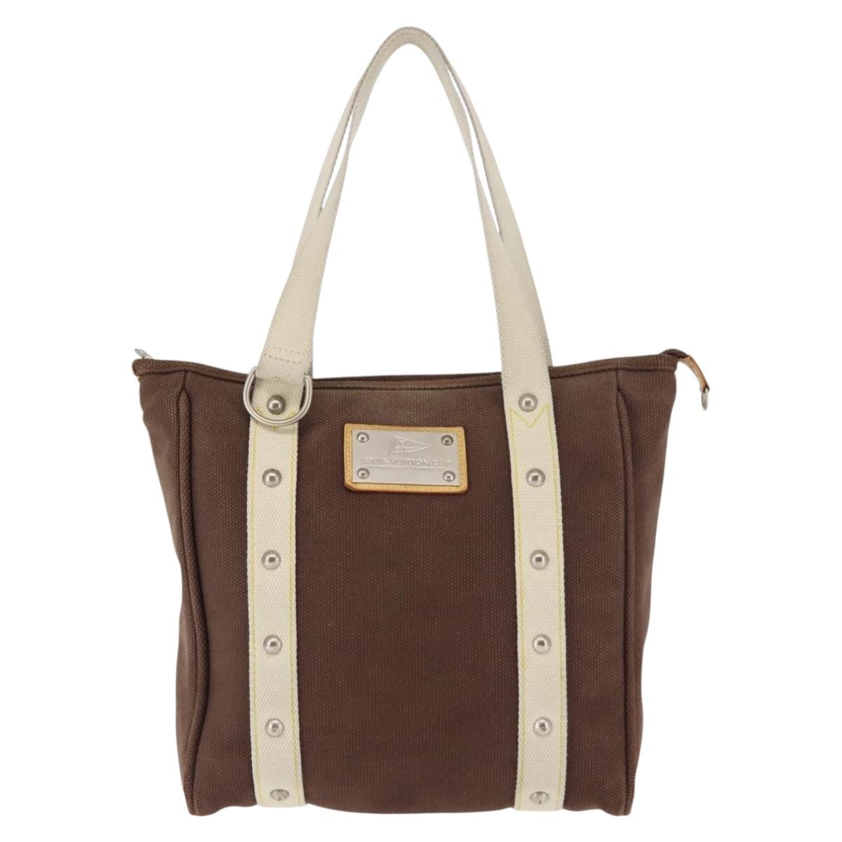 LOUIS VUITTON LV cup Cabas MM Antigua Tote Bag Brown M80663 LV Auth hk3144