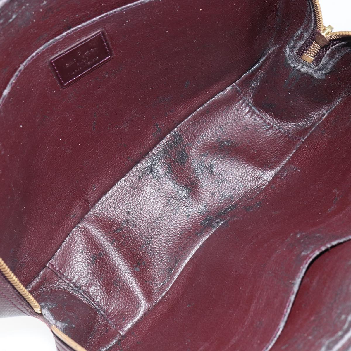 LOUIS VUITTON Taiga Trousse Toilette GM Clutch Bag Acajou M30216 LV Auth hk3146