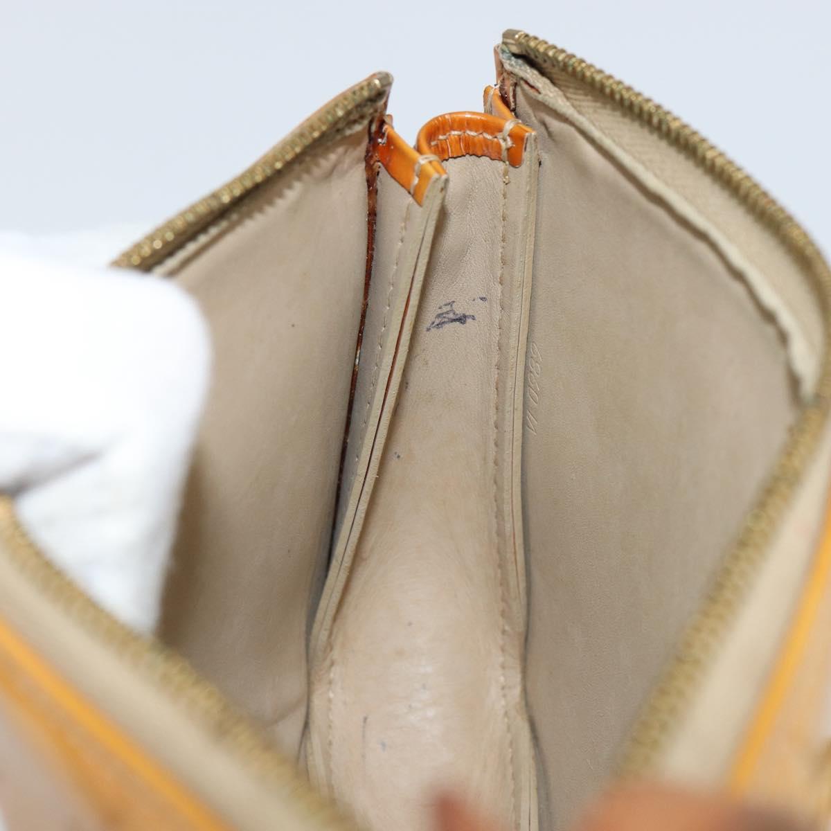 LOUIS VUITTON Monogram Vernis Lexington Pouch Beige M91010 LV Auth hk3147