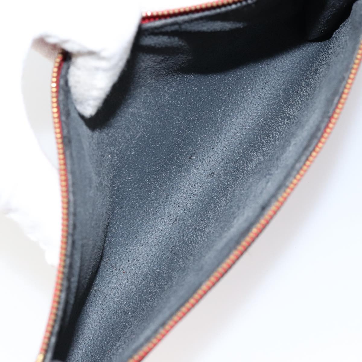 LOUIS VUITTON Epi Pochette Accessoires Pouch Red M52947 LV Auth hk3148