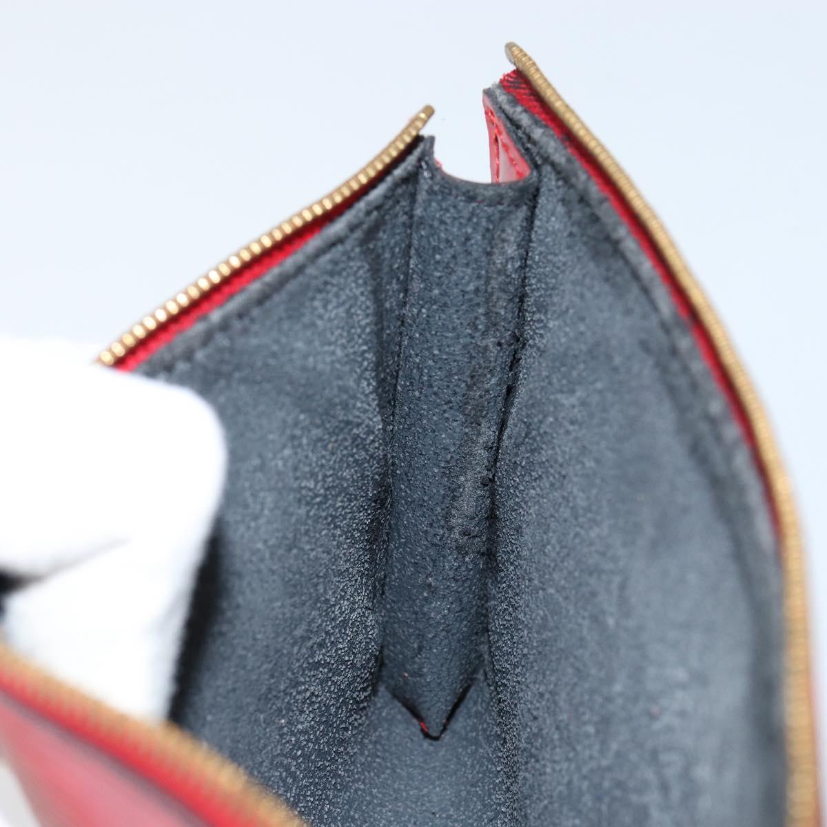 LOUIS VUITTON Epi Pochette Accessoires Pouch Red M52947 LV Auth hk3148