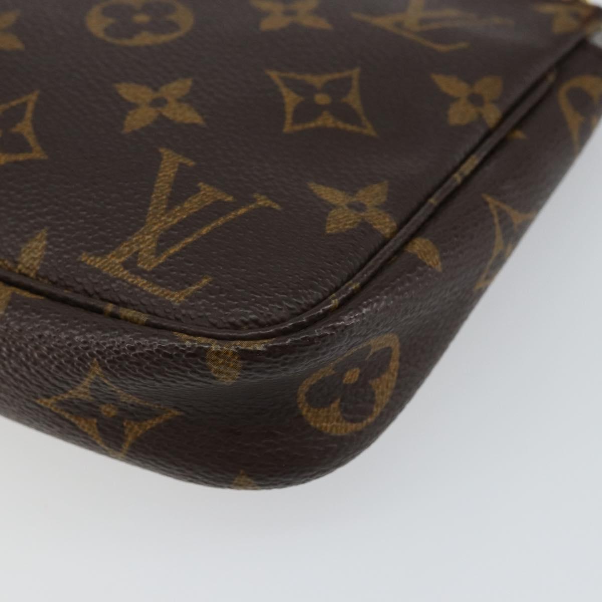 LOUIS VUITTON Monogram Pochette Accessoires Pouch M51980 LV Auth hk3149