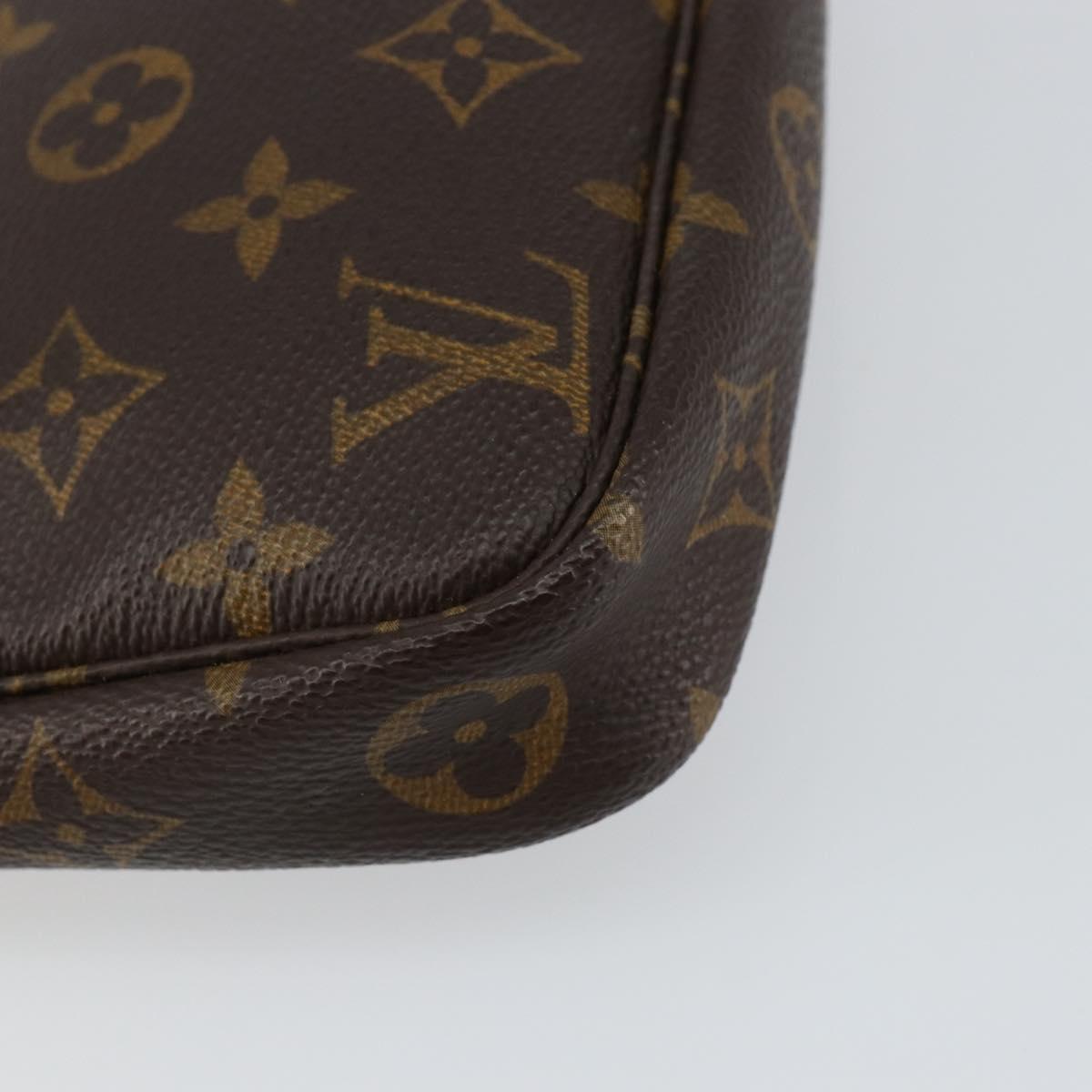 LOUIS VUITTON Monogram Pochette Accessoires Pouch M51980 LV Auth hk3149