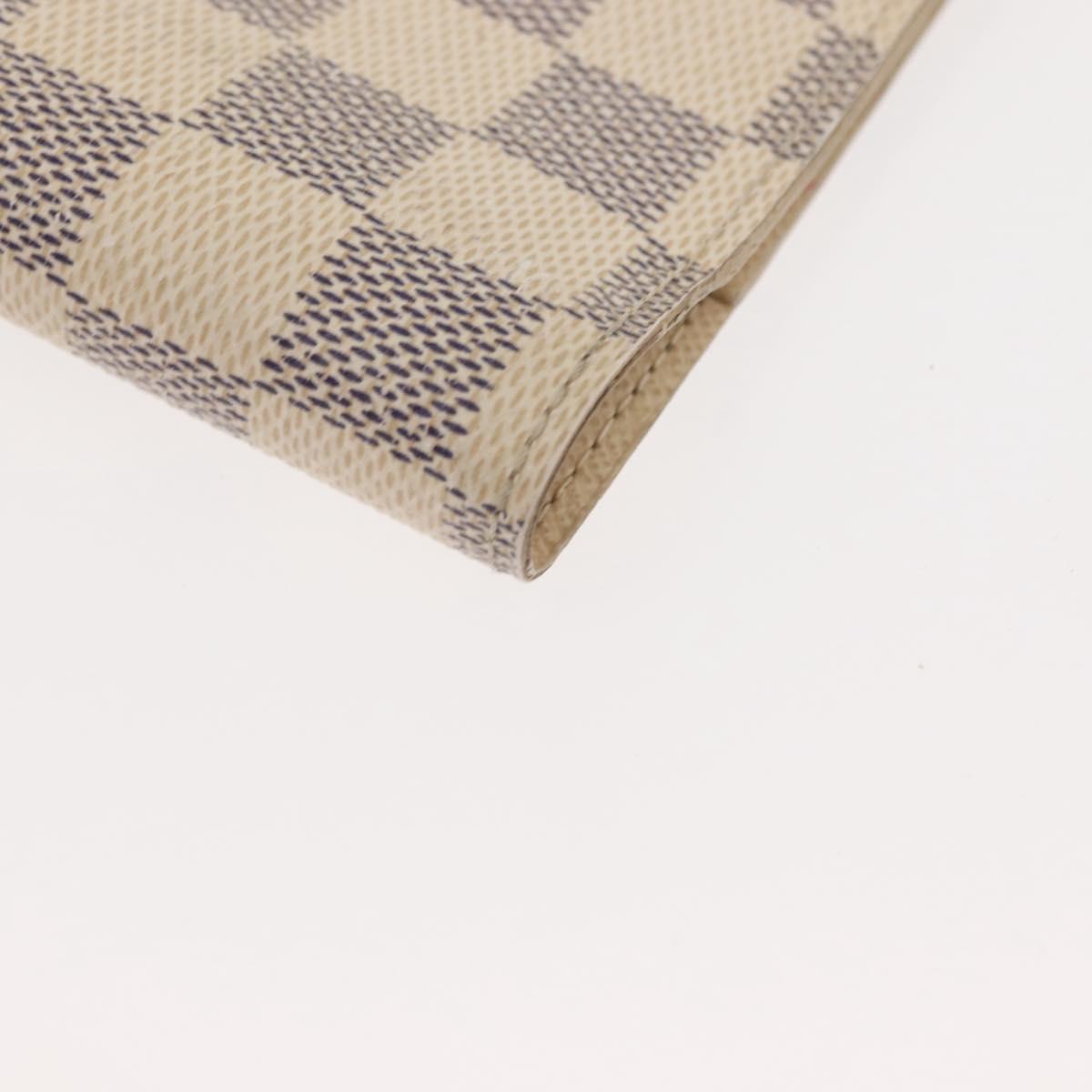 LOUIS VUITTON Damier Azur Agenda PM Day Planner Cover R20706 LV Auth hk3150