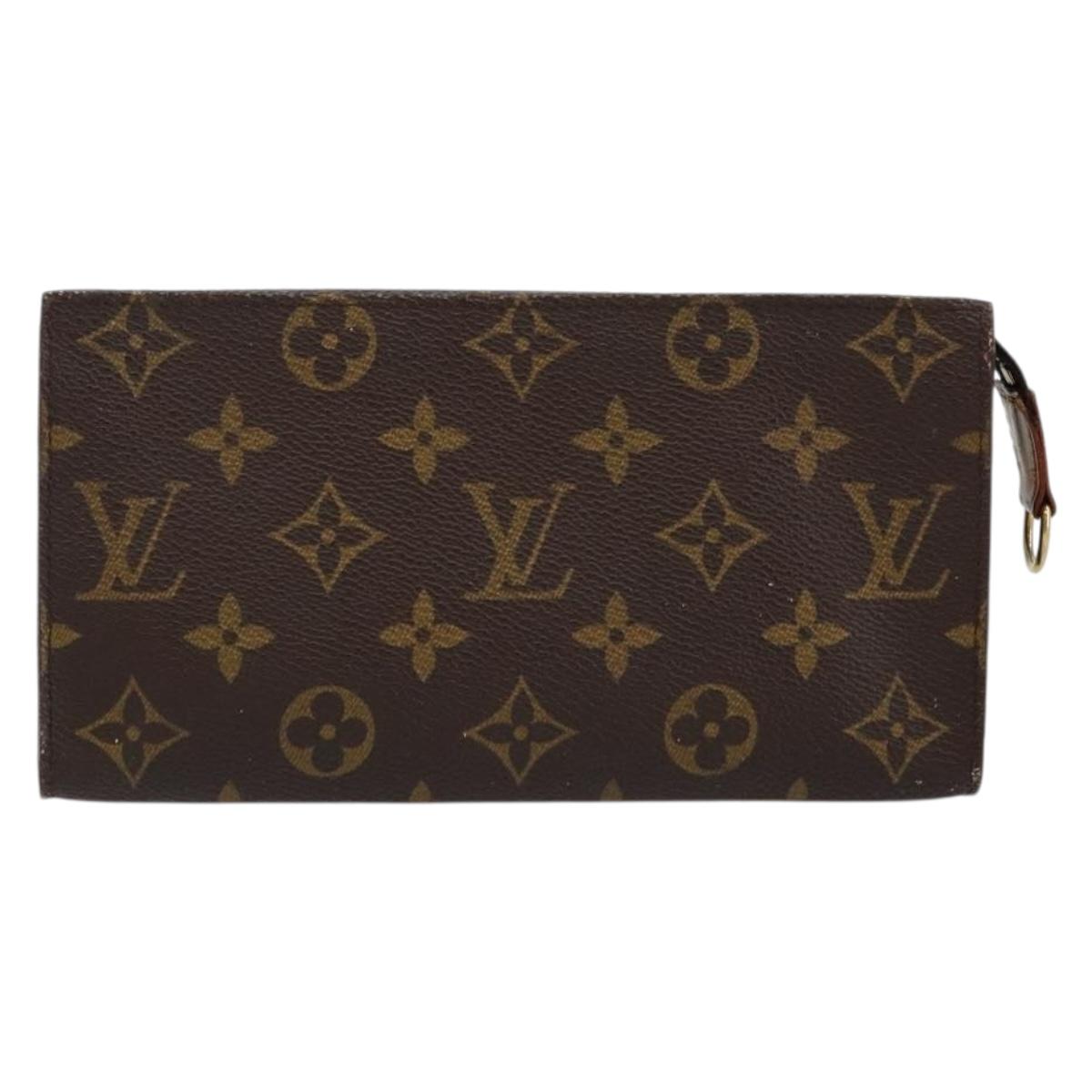 LOUIS VUITTON Monogram Bucket GM Accessory Pouch LV Auth hk3153