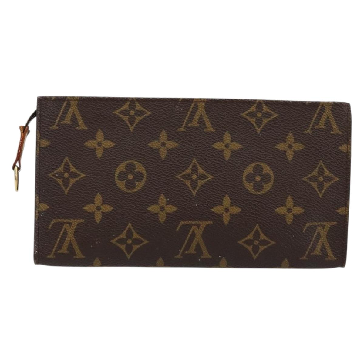 LOUIS VUITTON Monogram Bucket GM Accessory Pouch LV Auth hk3153