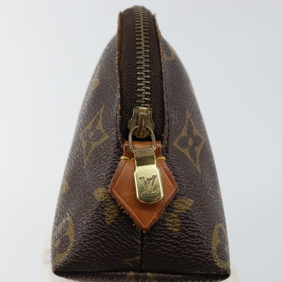 LOUIS VUITTON Monogram Pochette Cosmetic PM Pouch M43998 LV Auth hk3157