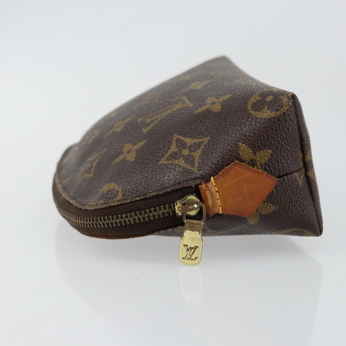 LOUIS VUITTON Monogram Pochette Cosmetic PM Pouch M43998 LV Auth hk3157