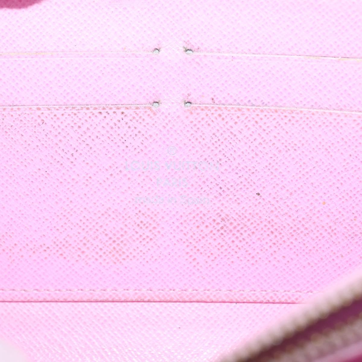 LOUIS VUITTON Monogram Multicolor Zippy Wallet Wallet White M60241 Auth hk3160