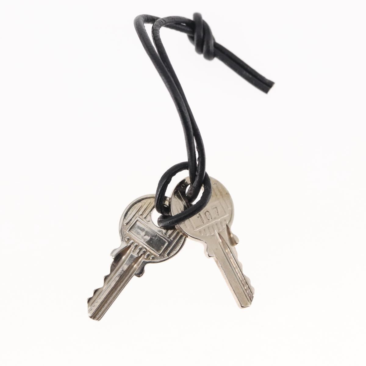 HERMES Cadena Padlock metal Silver Auth hk3166