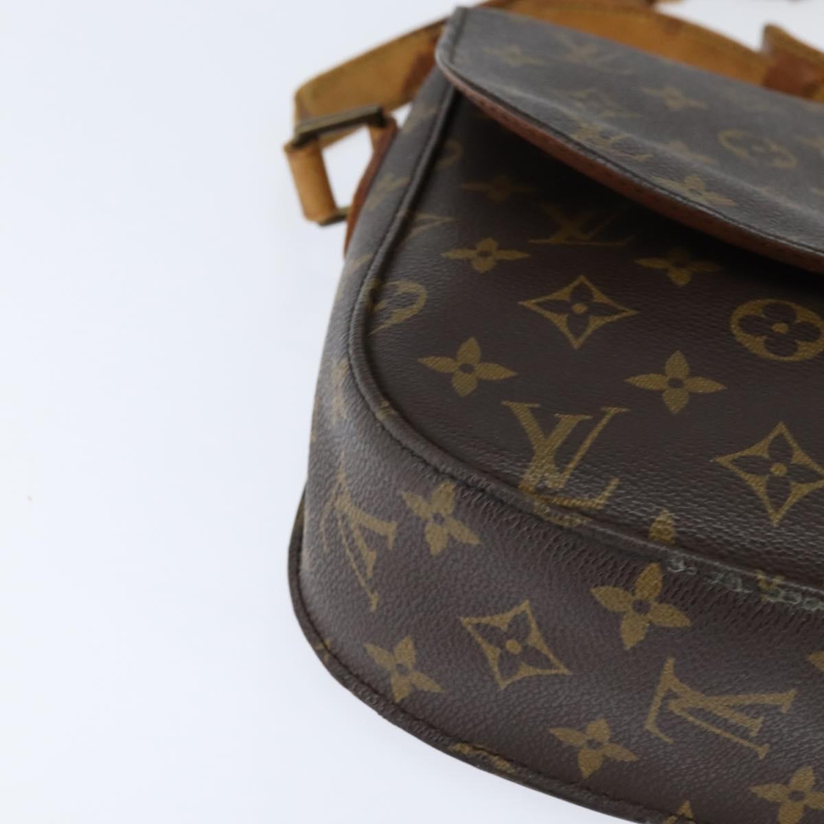 LOUIS VUITTON Monogram Saint Cloud GM Shoulder Bag M51242 LV Auth hk3169