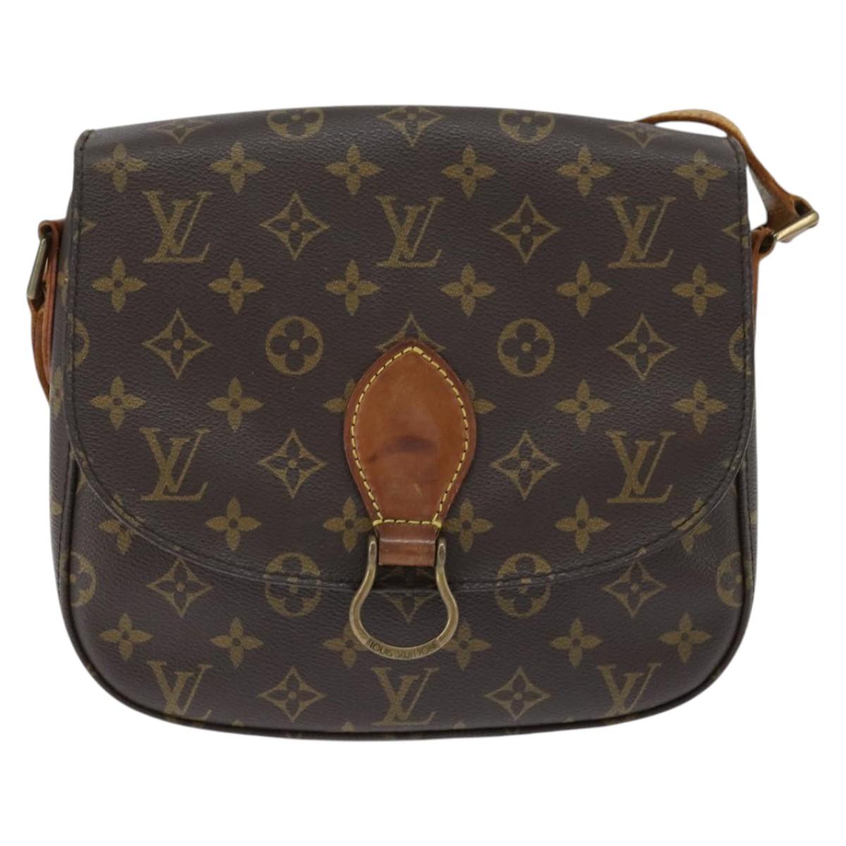 LOUIS VUITTON Monogram Saint Cloud GM Shoulder Bag M51242 LV Auth hk3169