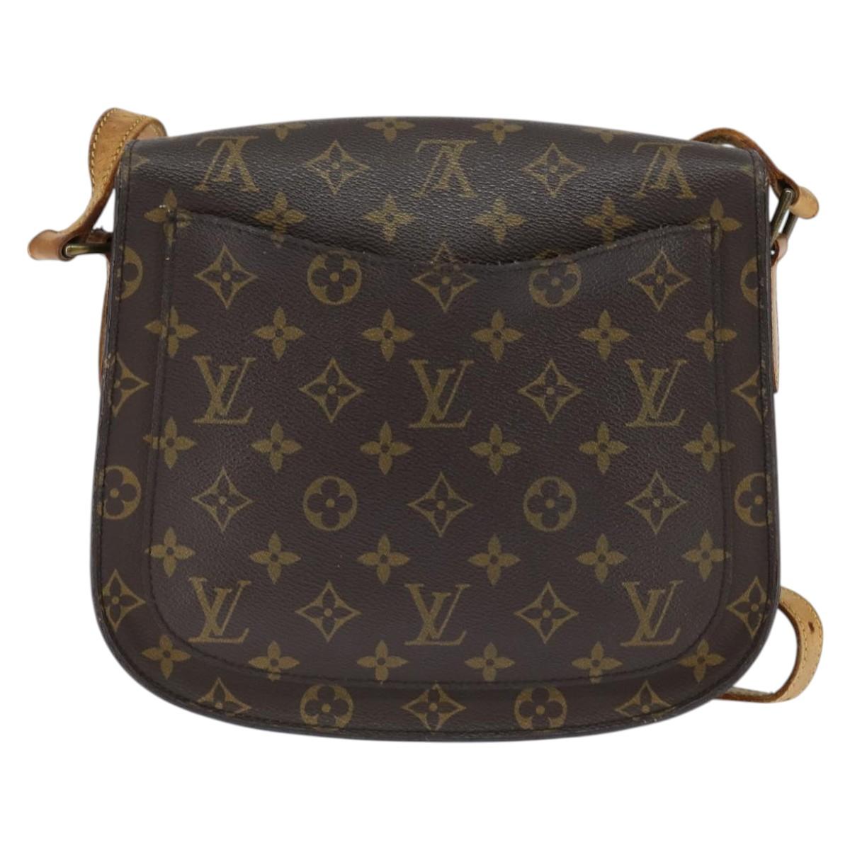LOUIS VUITTON Monogram Saint Cloud GM Shoulder Bag M51242 LV Auth hk3169