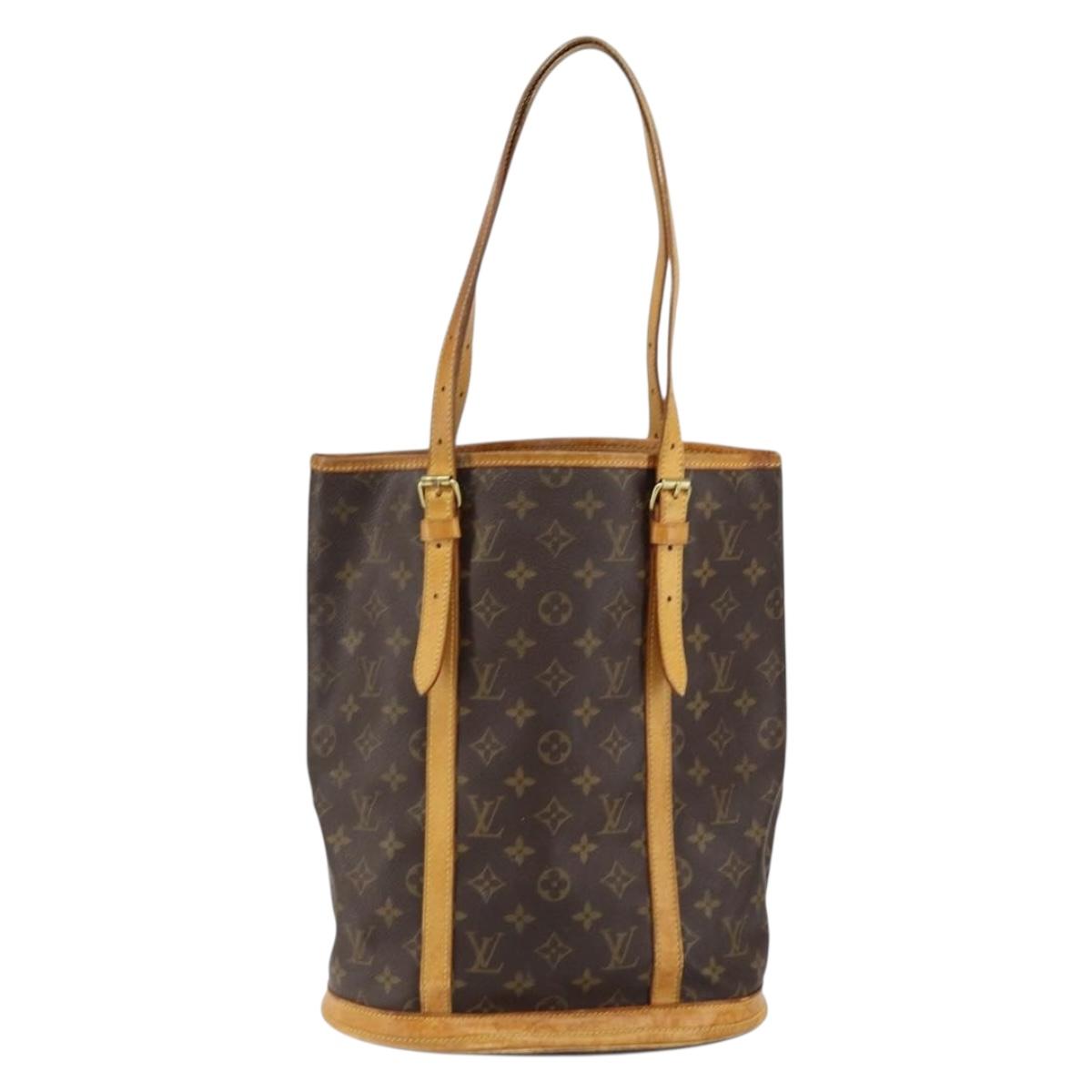 LOUIS VUITTON Monogram Bucket GM Shoulder Bag M42236 LV Auth hk3203