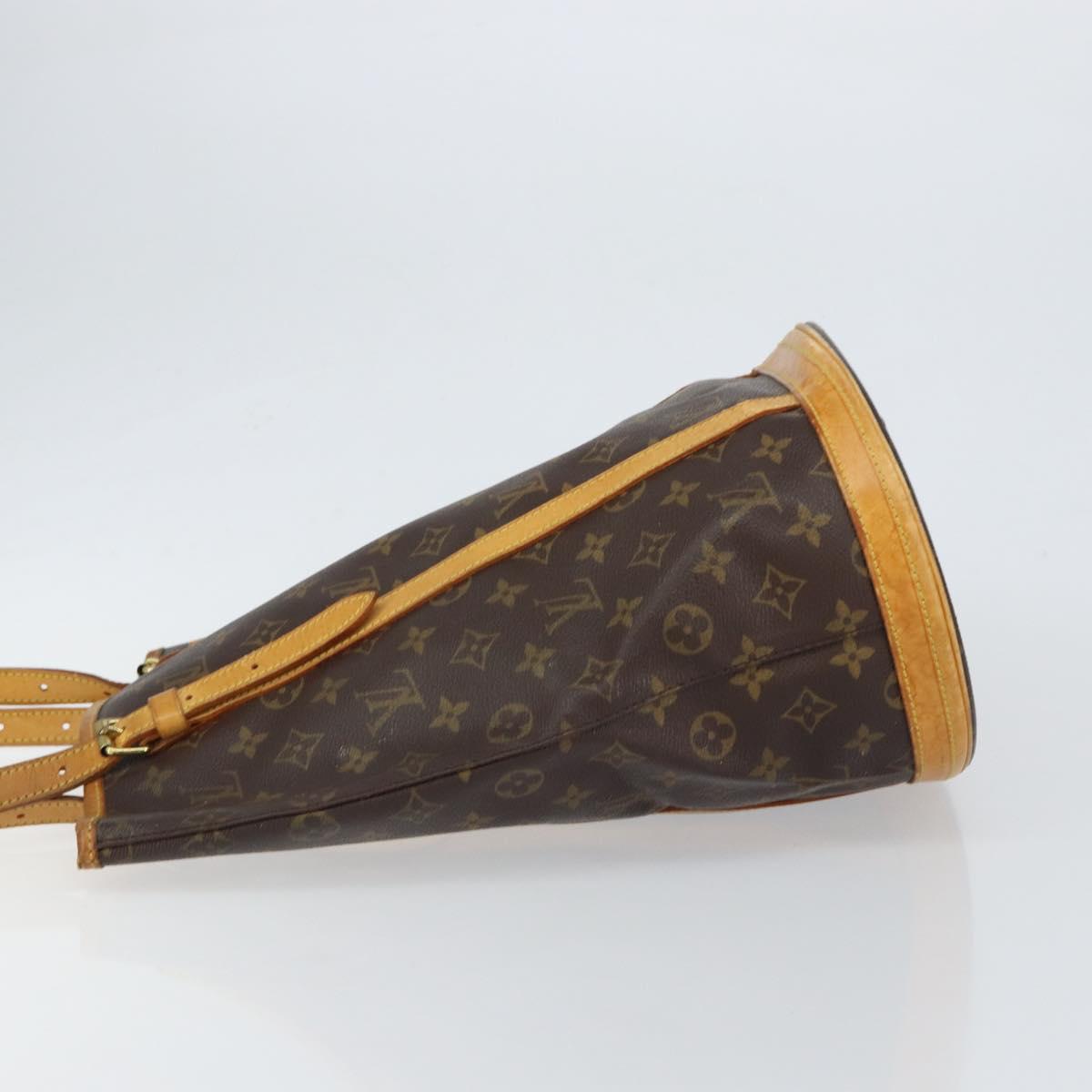 LOUIS VUITTON Monogram Bucket GM Shoulder Bag M42236 LV Auth hk3203