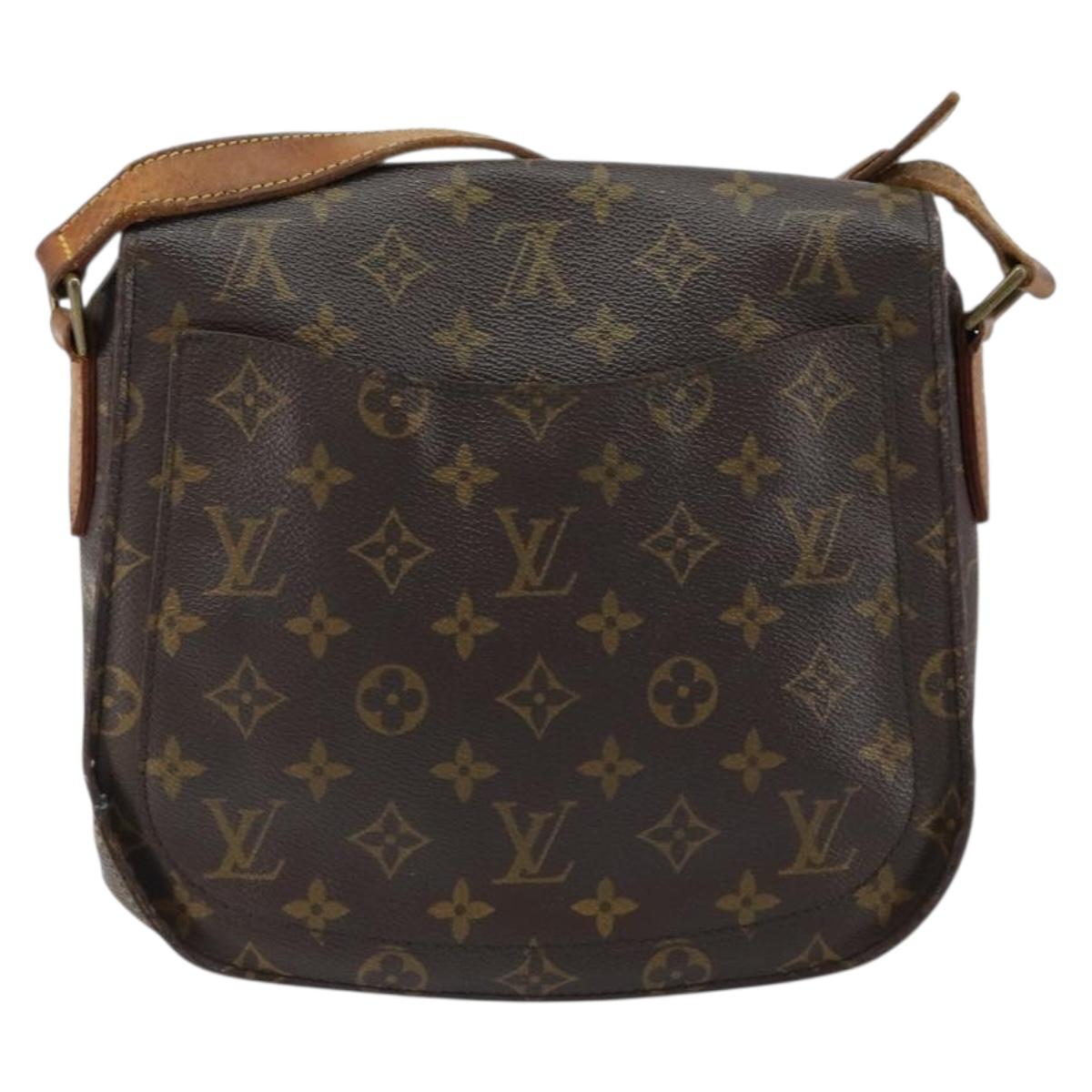 LOUIS VUITTON Monogram Saint Cloud GM Shoulder Bag M51242 LV Auth hk3208