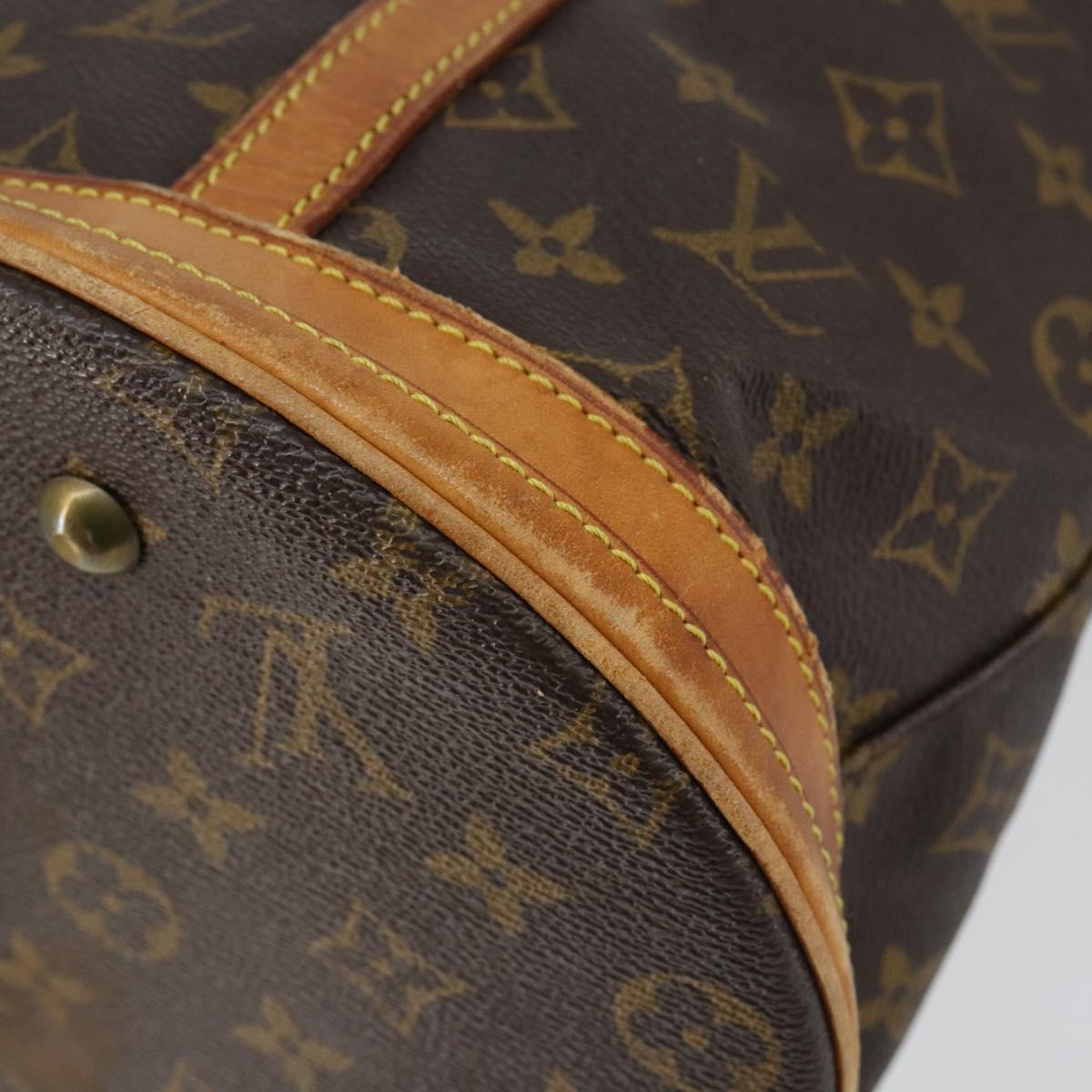 LOUIS VUITTON Monogram Bucket GM Shoulder Bag M42236 LV Auth hk3211