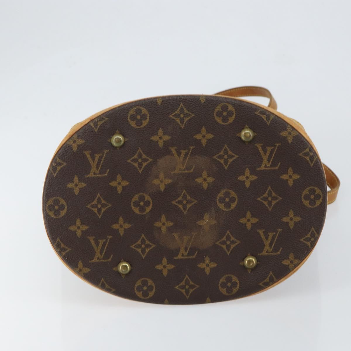 LOUIS VUITTON Monogram Bucket GM Shoulder Bag M42236 LV Auth hk3211