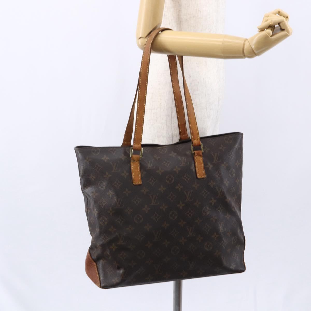 LOUIS VUITTON Monogram Cabas Mezzo Tote Bag M51151 LV Auth hk3212