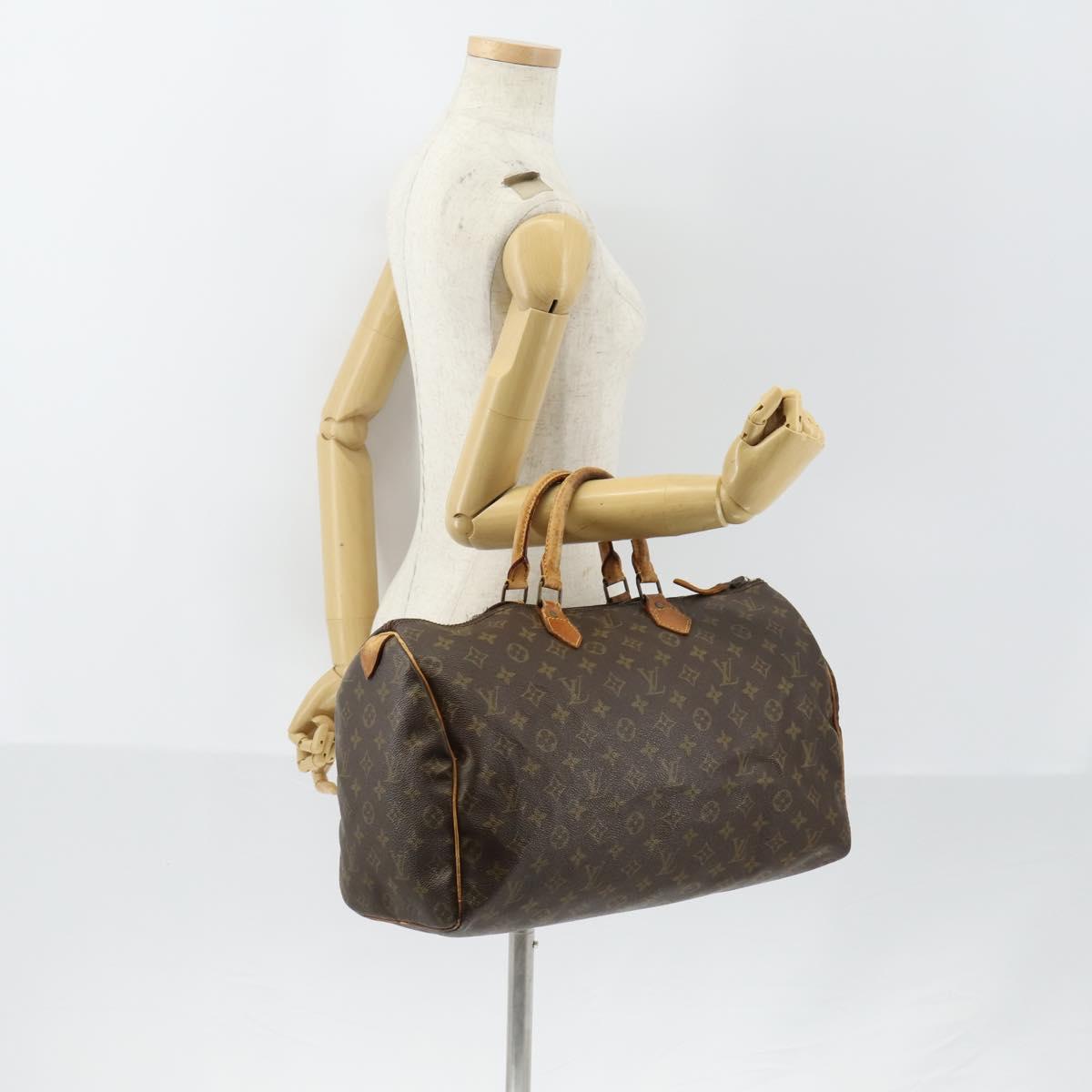 LOUIS VUITTON Monogram Speedy 40 Hand Bag M41522 LV Auth hk3213