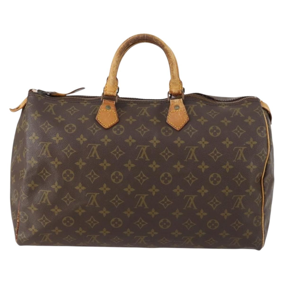 LOUIS VUITTON Monogram Speedy 40 Hand Bag M41522 LV Auth hk3213