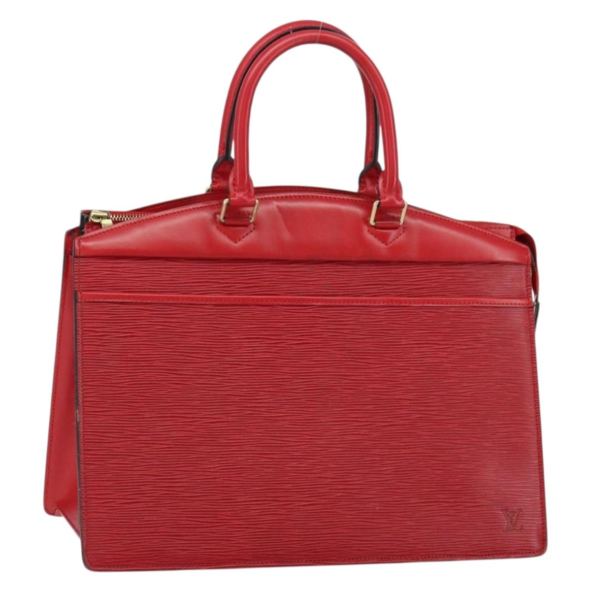 LOUIS VUITTON Epi Riviera Hand Bag Red M48187 LV Auth hk3218