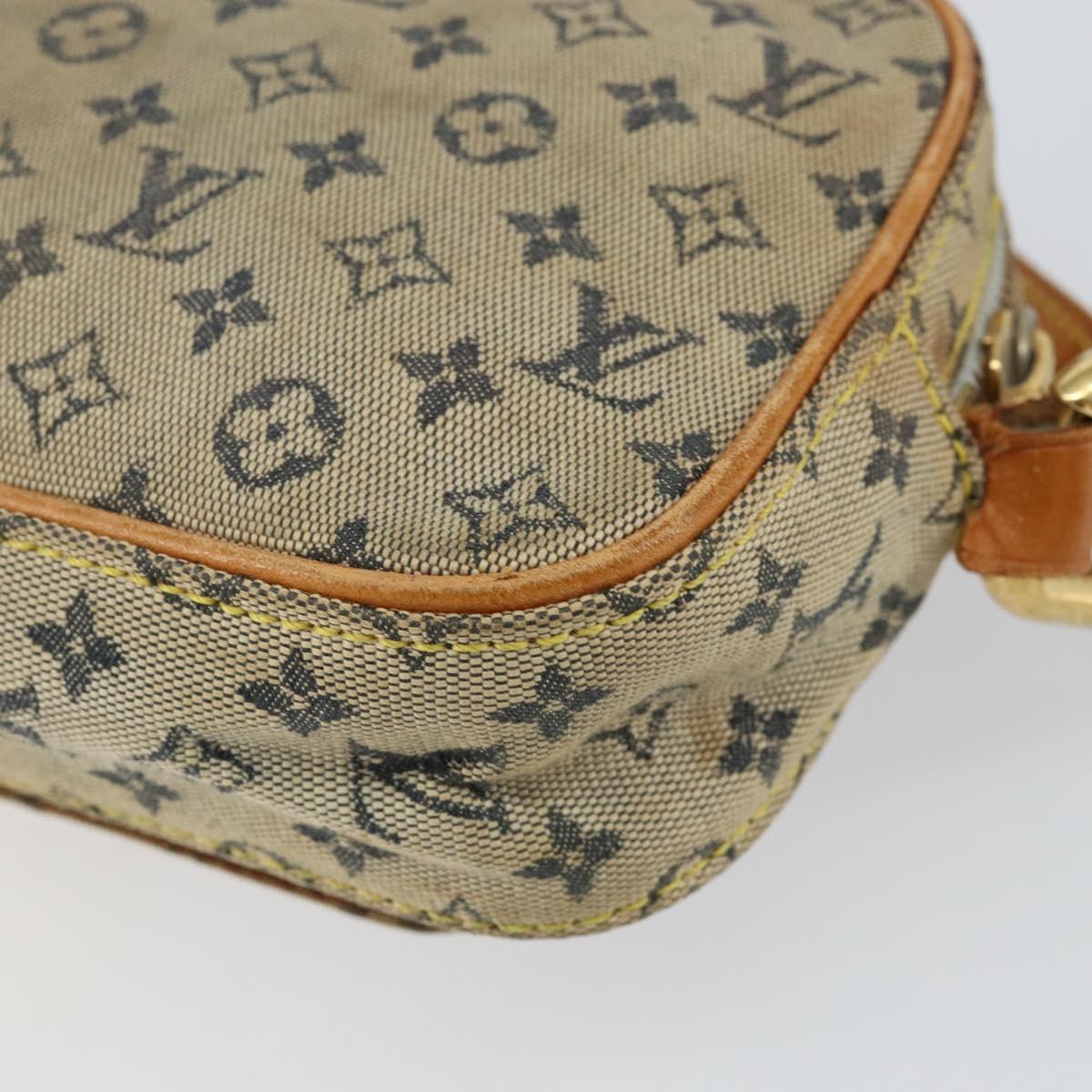 LOUIS VUITTON Monogram Mini Juliet MM Shoulder Bag Blue M92004 LV Auth hk3221