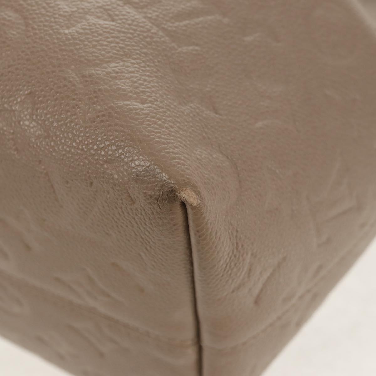 LOUIS VUITTON Monogram Empreinte Montsouris PM Bag Bronze M45410 LV Auth hk3223M