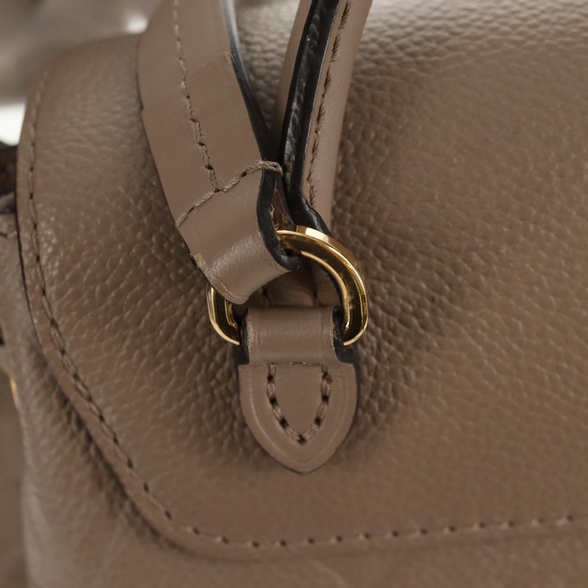 LOUIS VUITTON Monogram Empreinte Montsouris PM Bag Bronze M45410 LV Auth hk3223AM