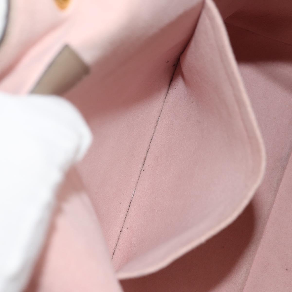 LOUIS VUITTON Monogram Empreinte Montsouris PM Bag Bronze M45410 LV Auth hk3223AM