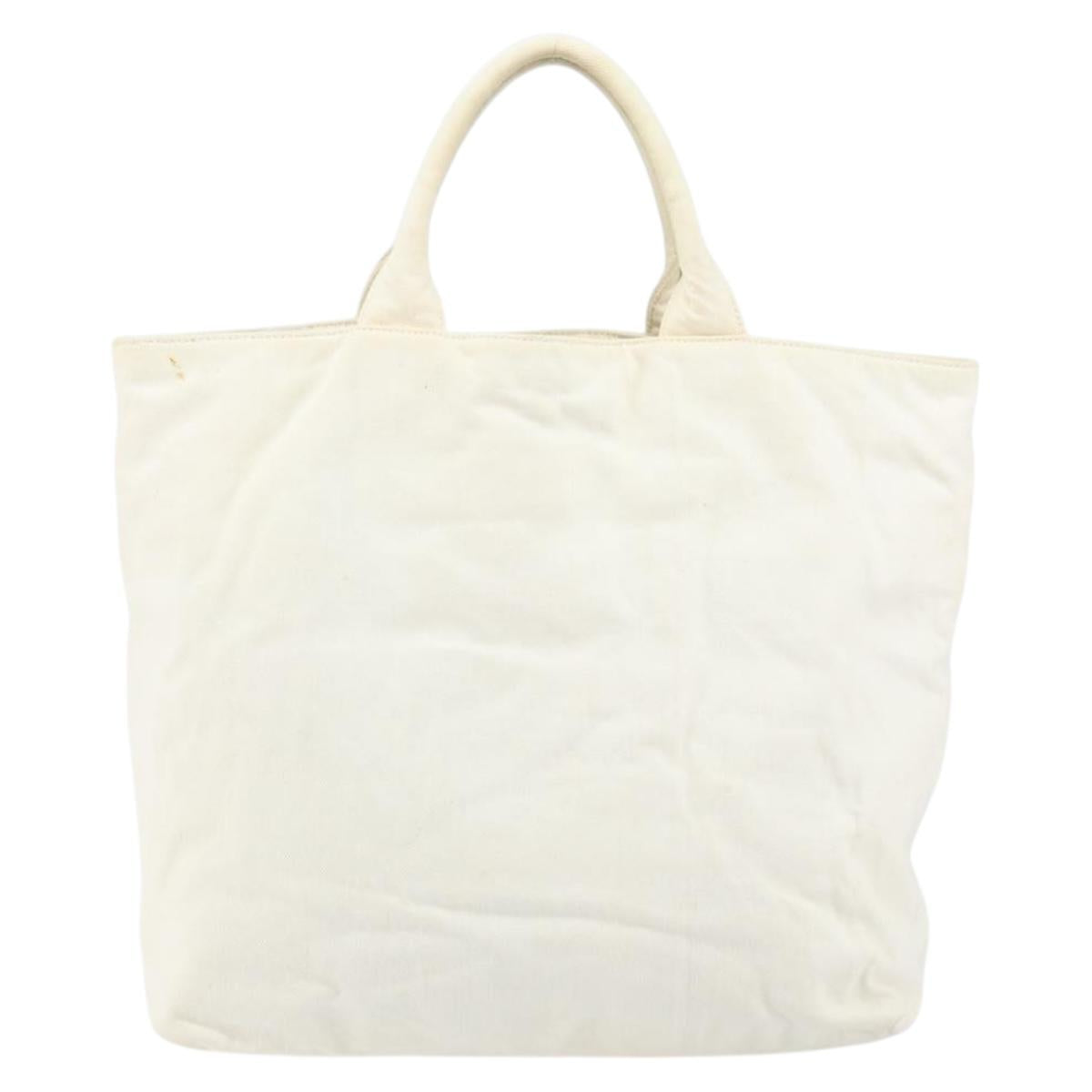 Miu Miu Spring/Summer 2016 Collection ERI WAKIYAMA Bag Canvas White Auth hk3236