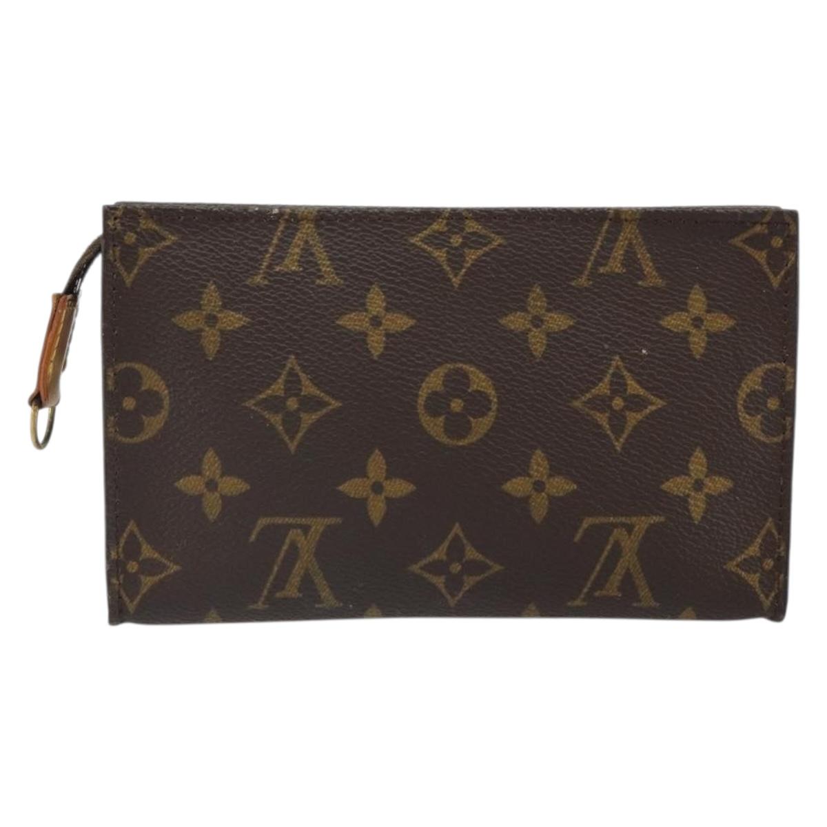LOUIS VUITTON Monogram Bucket PM Accessory Pouch LV Auth hk3239